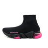 Balenciaga Black & Pink Speed Trainer Bubble Heel Sock Sneakers Size US 7 | EU 37 - Love that Bag etc - Preowned Authentic Designer Handbags & Preloved Fashions
