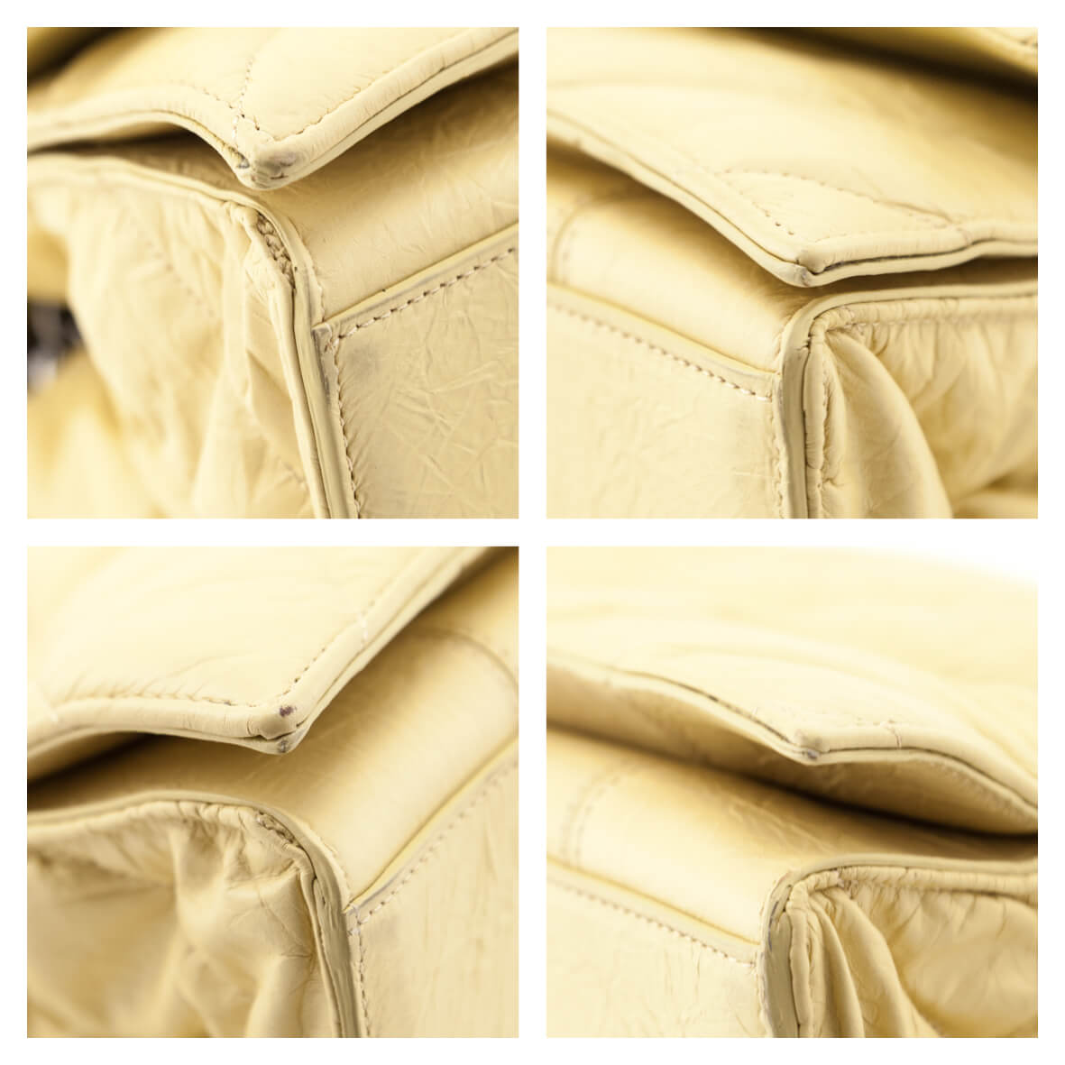 Balenciaga Butter Yellow Crushed Calfskin Quilted Medium Crush Chain Bag - Love that Bag etc - Preowned Authentic Designer Handbags & Preloved Fashions
