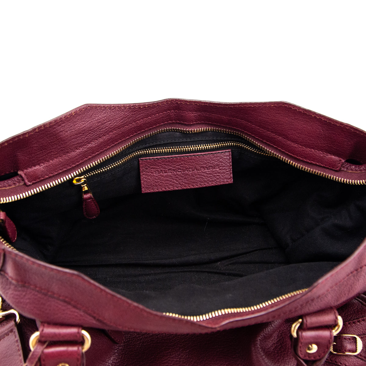 Balenciaga Cassis Chevre Classic Hardware City Bag - Love that Bag etc - Preowned Authentic Designer Handbags & Preloved Fashions