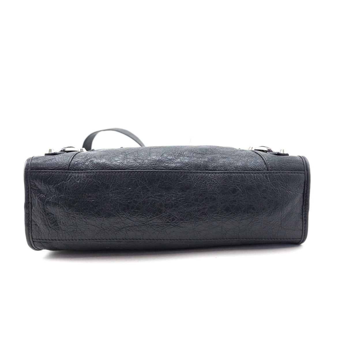 Balenciaga Grey Agneau Arena Classic Hardware Small City - Love that Bag etc - Preowned Authentic Designer Handbags & Preloved Fashions