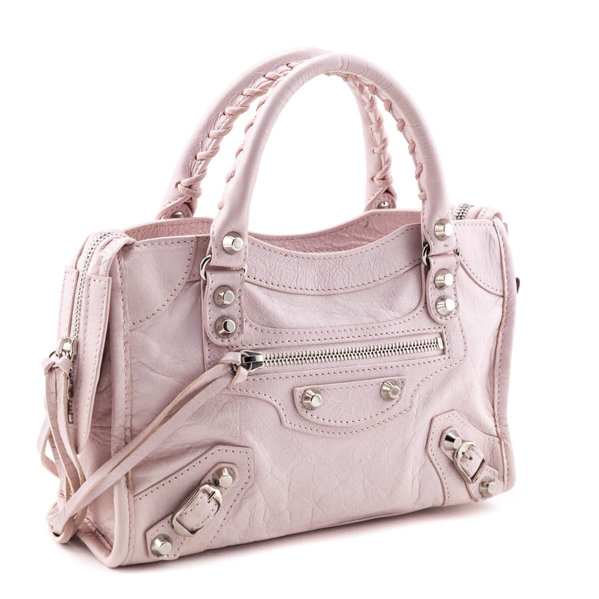Balenciaga Mini City Silver Luxury Bags  Wallets on Carousell