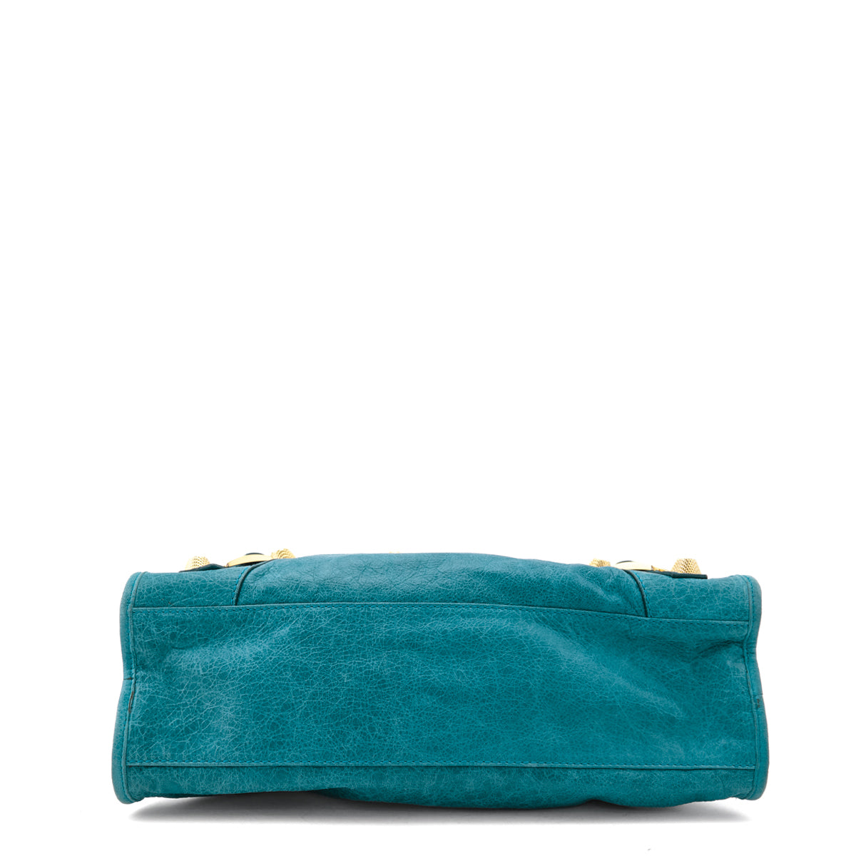 Balenciaga Turquoise Agneau Giant 12 Gold Hardware City Bag - Love that Bag etc - Preowned Authentic Designer Handbags & Preloved Fashions