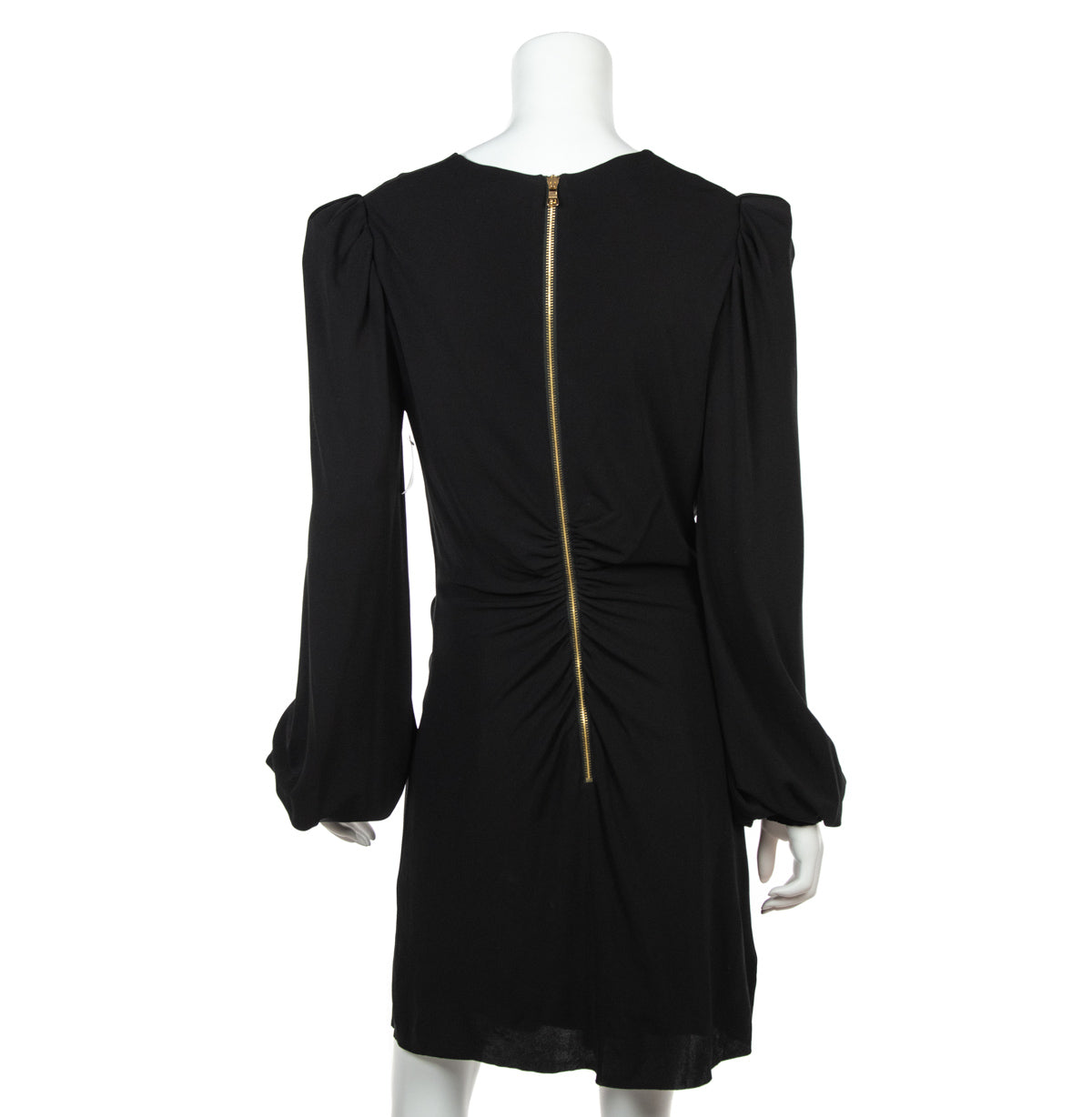 Balmain Black & Gold Beaded V-Neck Mini Dress - Consign Balmain Canada Balmain Black & Gold Beaded V-Neck Mini Dress - Consign Balmain Canada