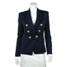 Balmain Navy Wool Double Breasted Blazer Size M | FR 40 - Love that Bag etc - Preowned Authentic Designer Handbags & Preloved Fashions
