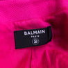 Balmain Pink Fuchsia Pique Double Breasted Blazer Size XL | FR 44 - Love that Bag etc - Preowned Authentic Designer Handbags & Preloved Fashions