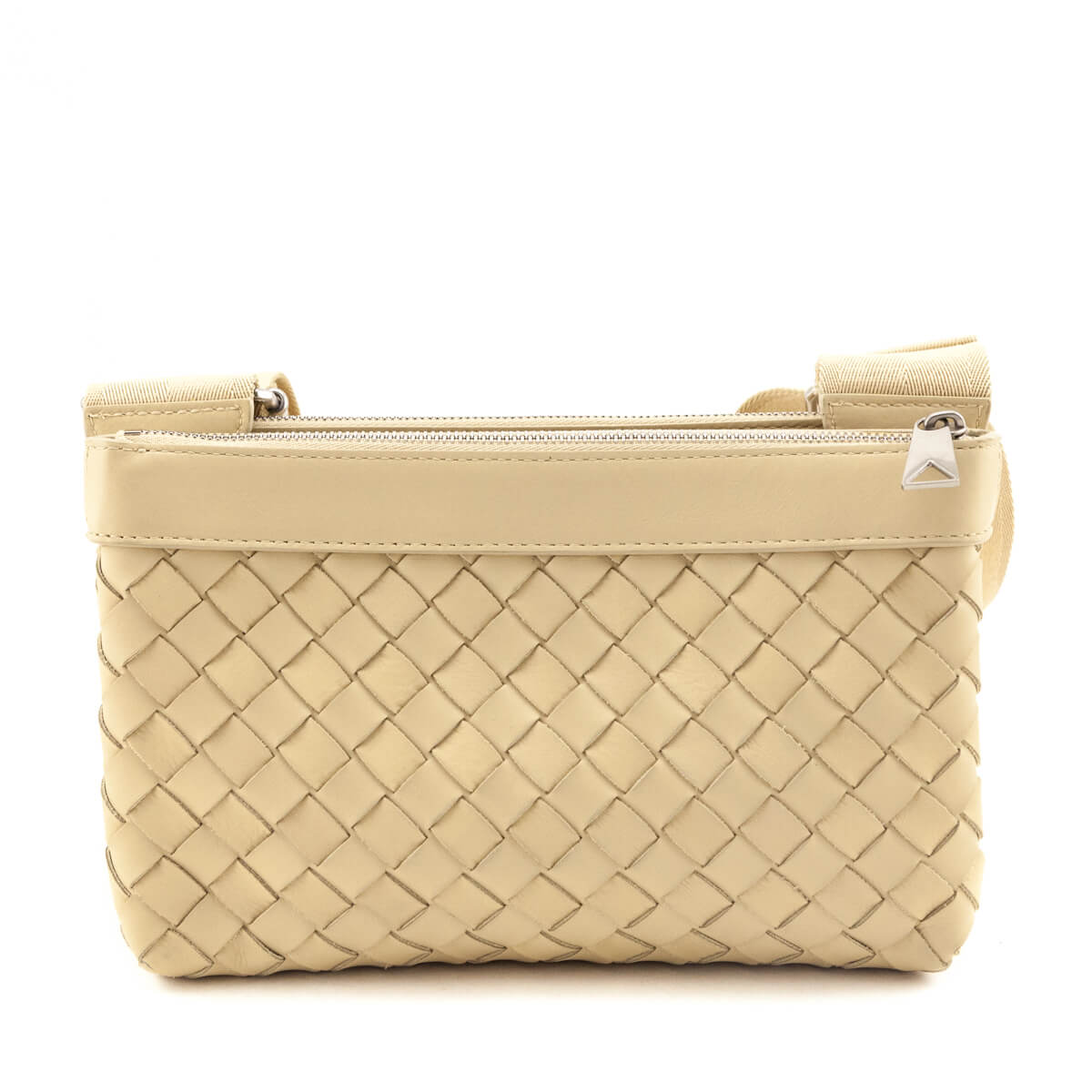 Bottega Veneta Beige Nappa Intrecciato Duo Bag