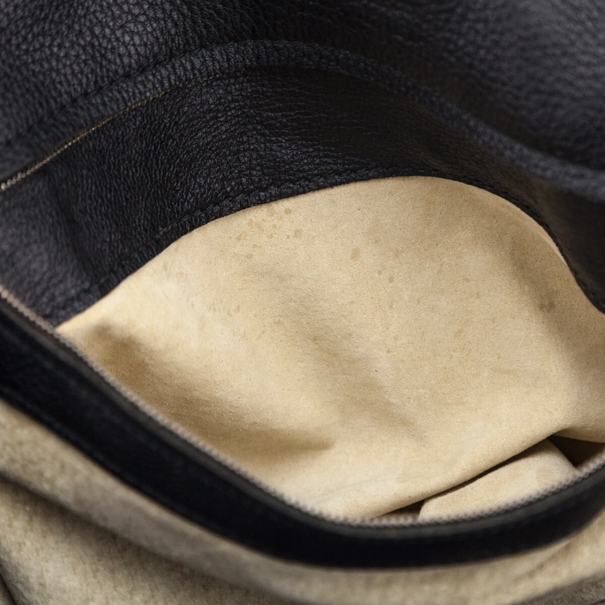 Bottega Veneta Black Cervo Deerskin Large Hobo - Love that Bag etc - Preowned Authentic Designer Handbags & Preloved Fashions