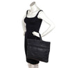 Bottega Veneta Black Intrecciato Fold-Over Tote - Love that Bag etc - Preowned Authentic Designer Handbags & Preloved Fashions