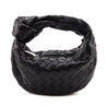 Bottega Veneta Black Nappa Intrecciato Mini Jodie - Love that Bag etc - Preowned Authentic Designer Handbags & Preloved Fashions