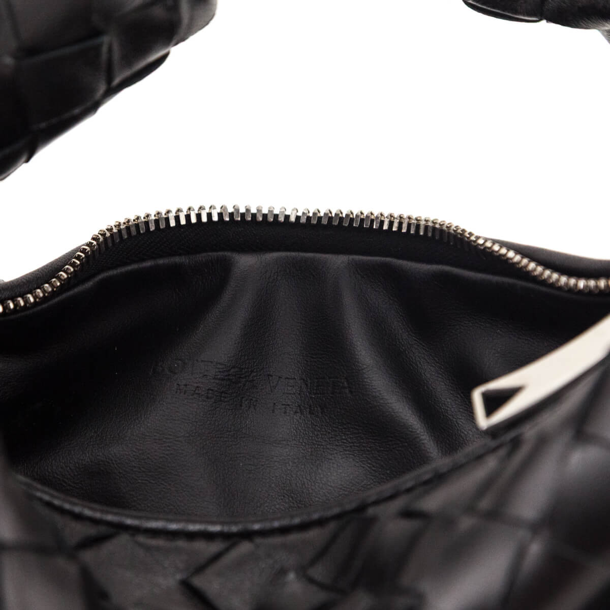 Bottega Veneta Black Nappa Intrecciato Mini Jodie - Bottega