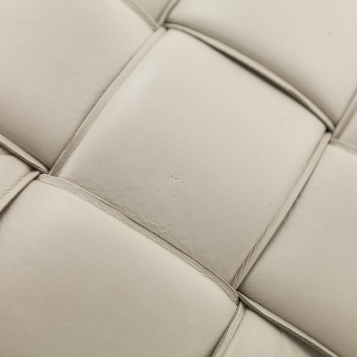 Bottega Veneta Bone Maxi Weave Quilted Pouch