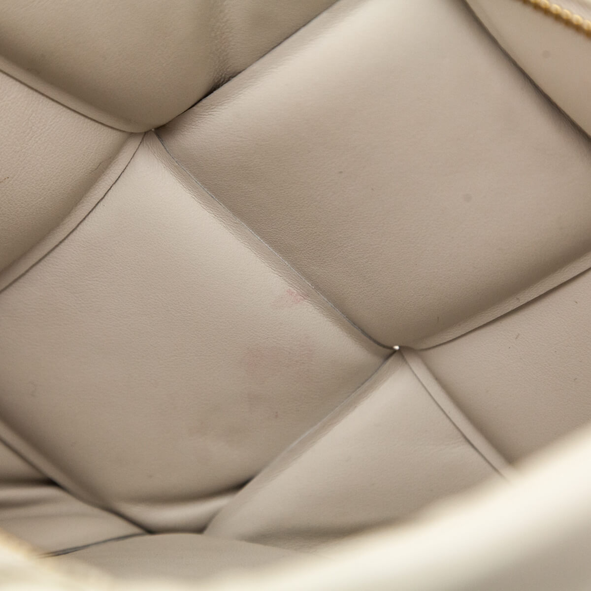 Bottega Veneta Bone Maxi Weave Quilted Pouch