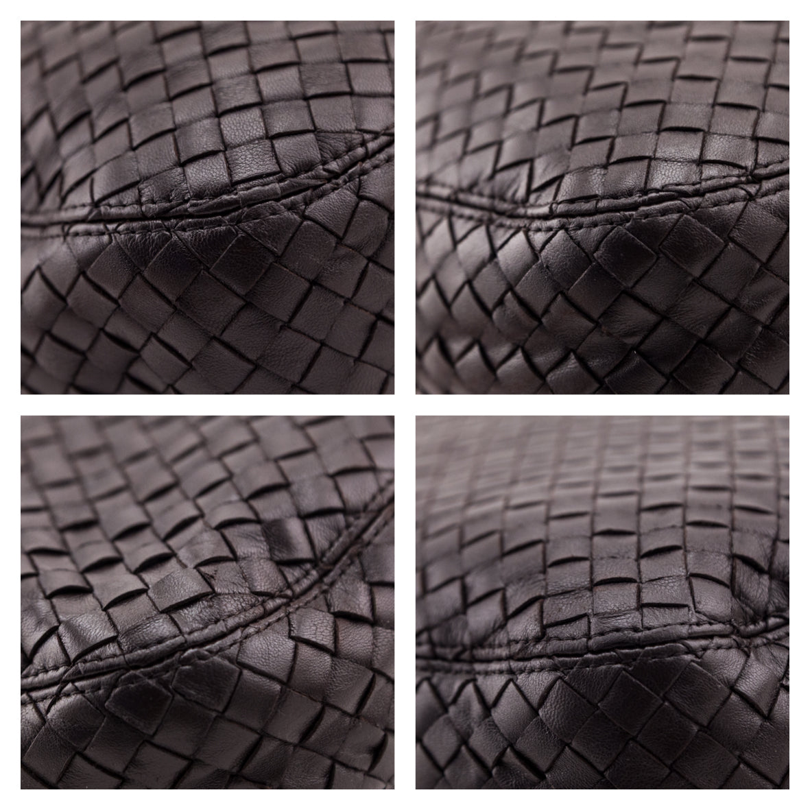 Bottega Veneta Brown Intrecciato Hobo Shoulder Bag