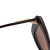Bottega Veneta Brown Pointed Cat-Eye Sunglasses - Love that Bag etc - Preowned Authentic Designer Handbags & Preloved Fashions