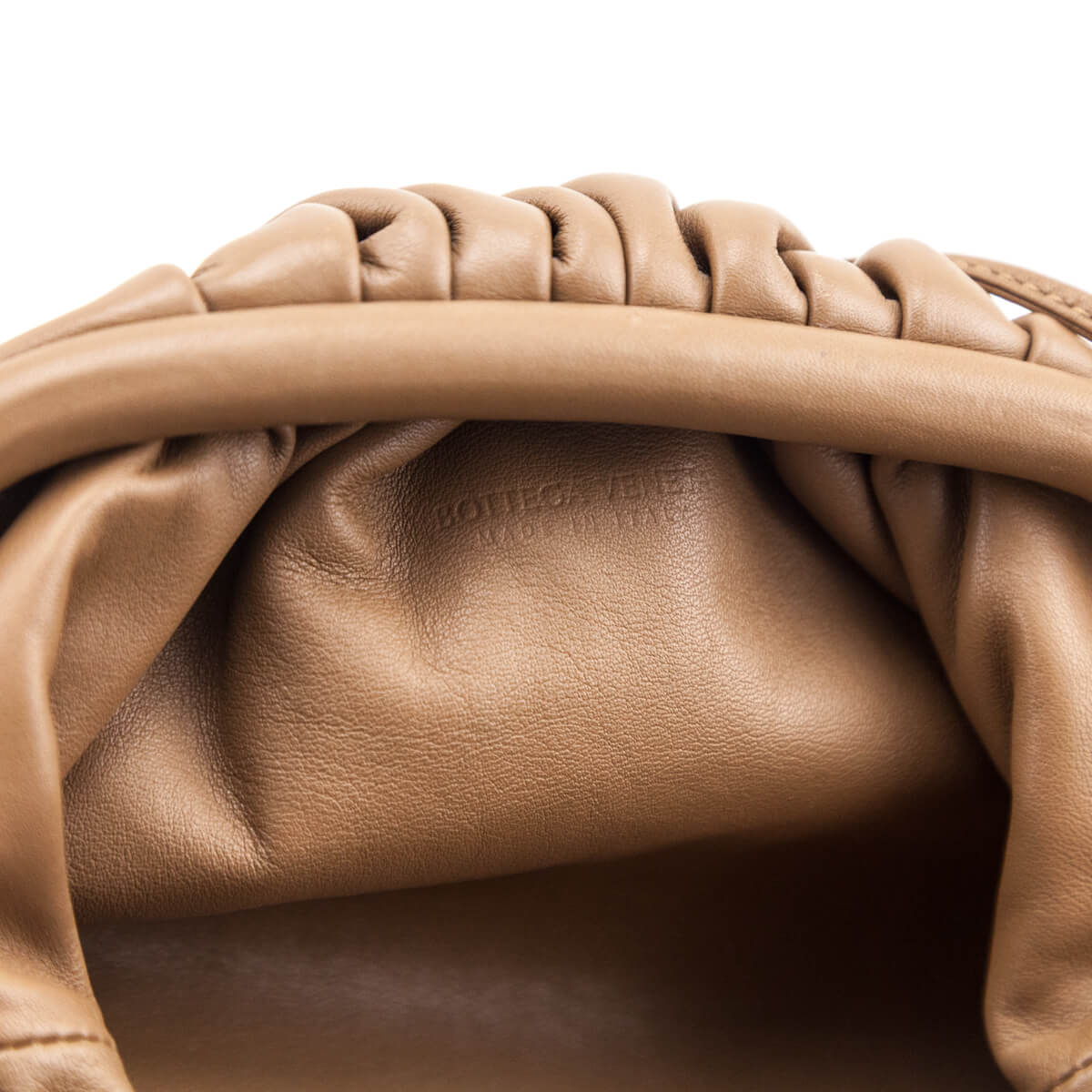 Bottega Veneta Butterscotch Butter Calfskin The Mini Pouch Bag
