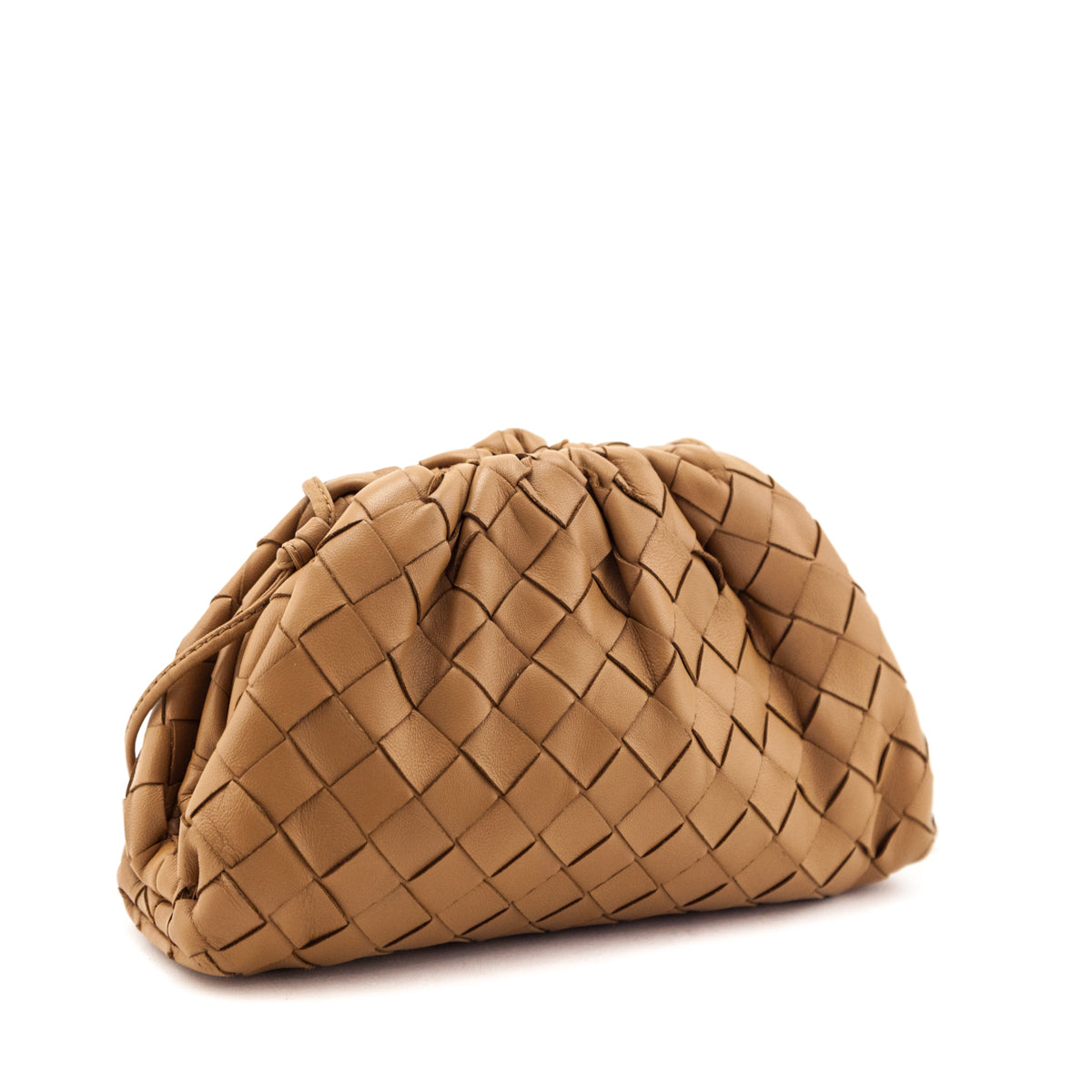 Bottega Veneta Caramel Intrecciato The Mini Pouch