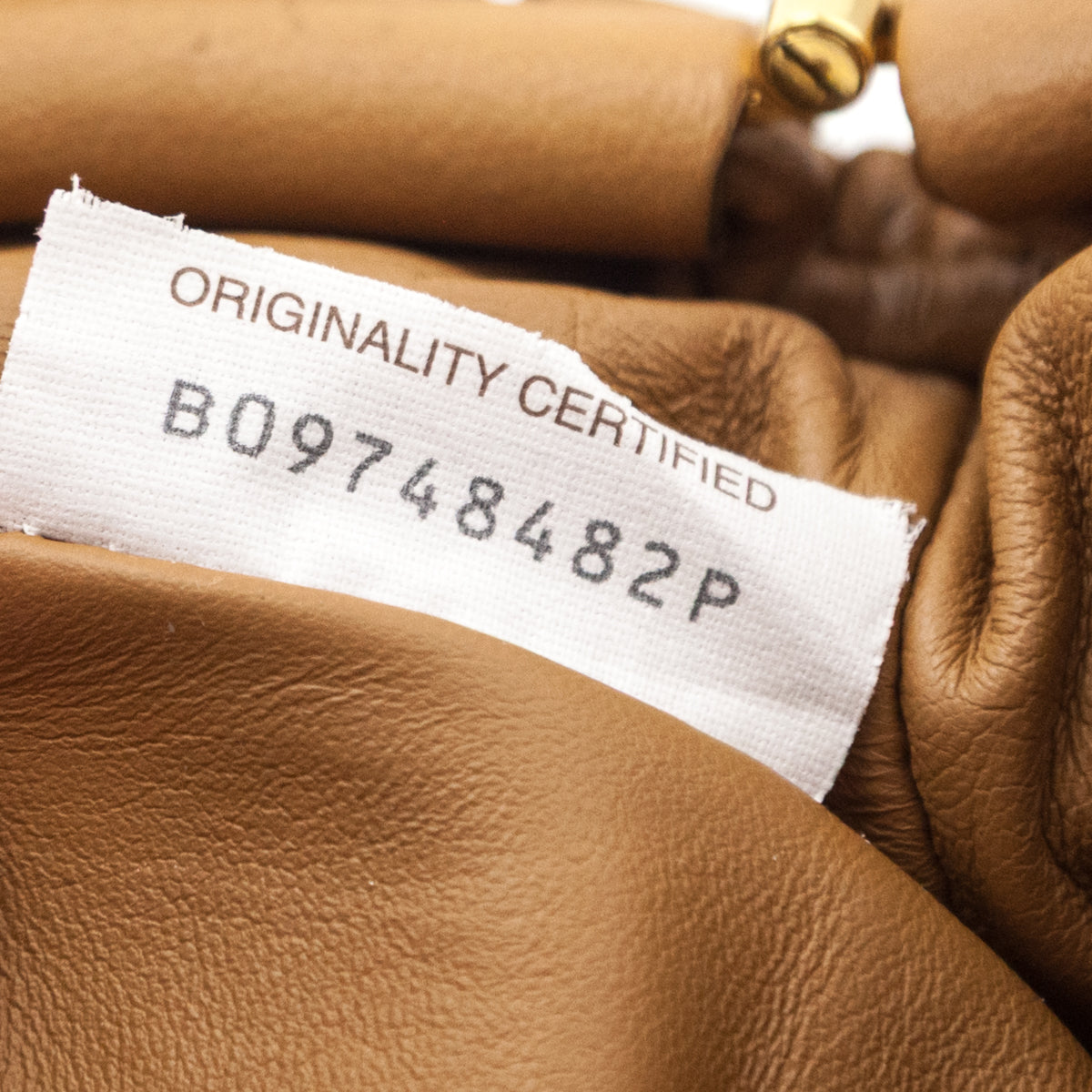 Bottega Veneta Caramel Intrecciato The Mini Pouch