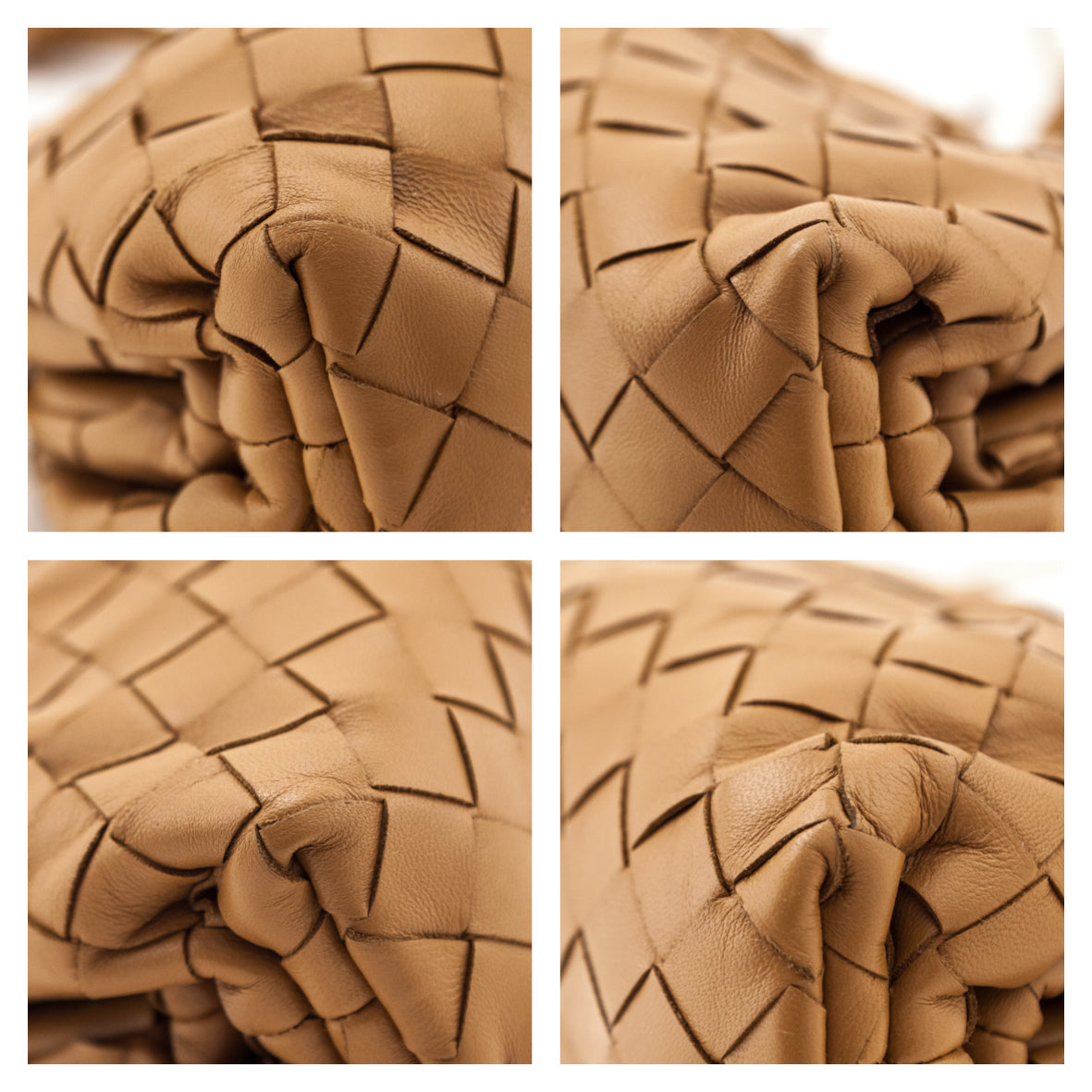 Bottega Veneta Caramel Intrecciato The Mini Pouch