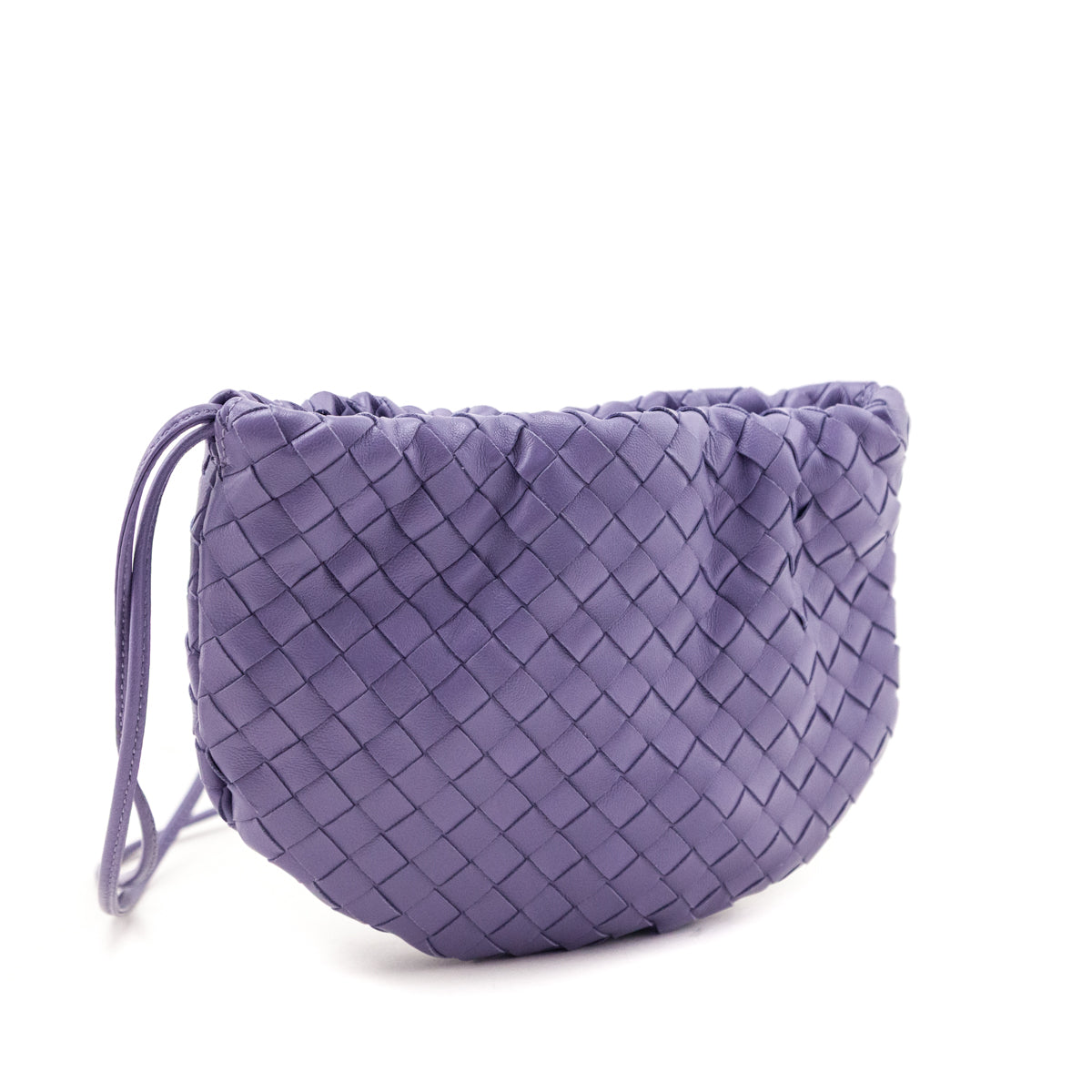 Bottega Veneta Lilac Nappa Intrecciato Mini Bulb