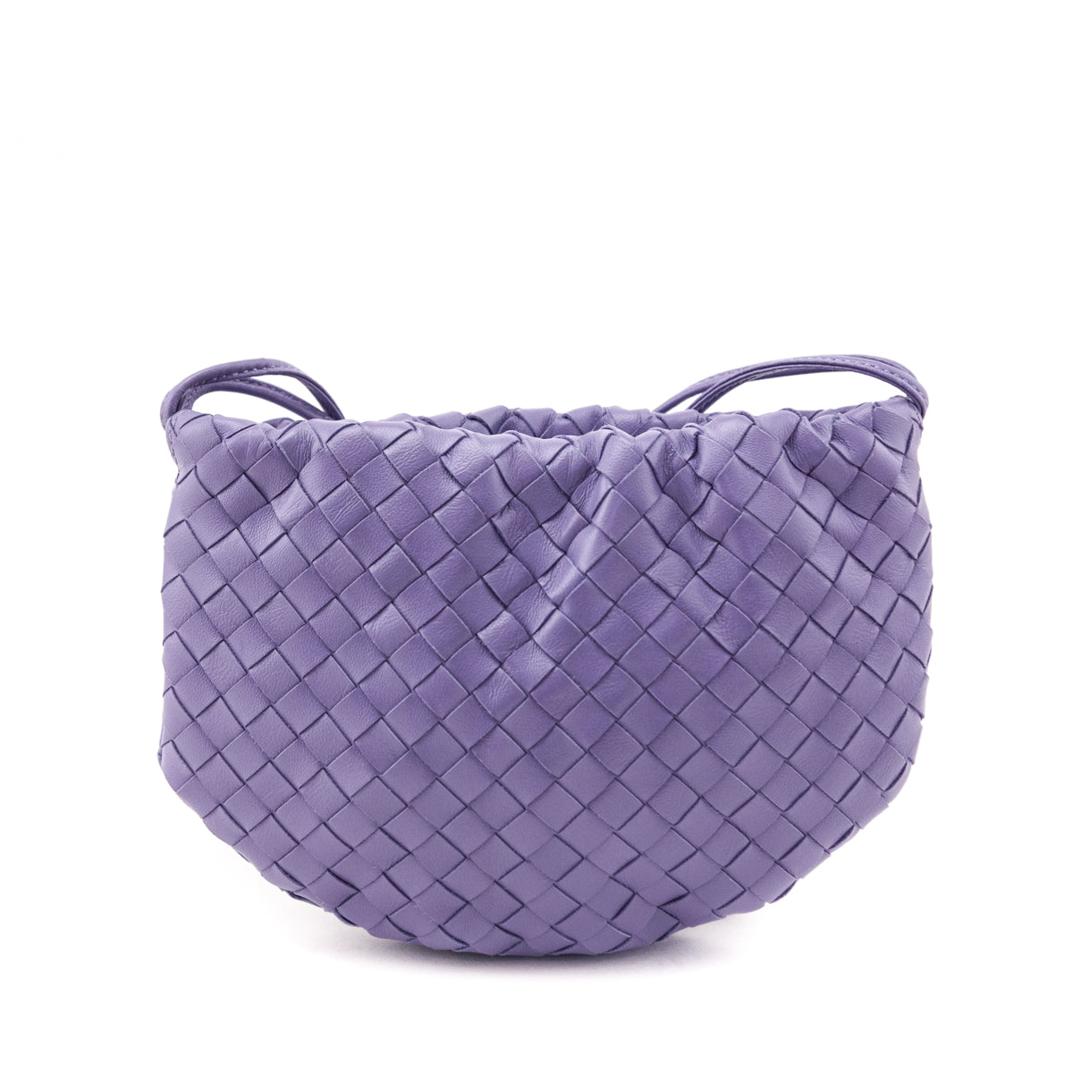 Bottega Veneta Lilac Nappa Intrecciato Mini Bulb