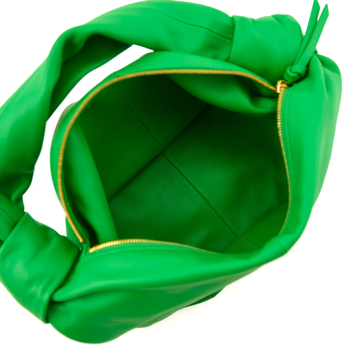 Bottega Veneta Parakeet Nappa Mini Double Knot Bag - Love that Bag etc - Preowned Authentic Designer Handbags & Preloved Fashions