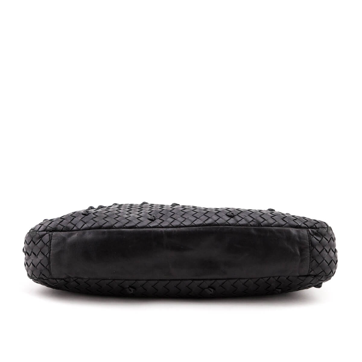 Bottega Veneta Black Nappa Intrecciato Naruto Knot Shoulder Bag - Love that Bag etc - Preowned Authentic Designer Handbags & Preloved Fashions