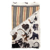 Burberry Archive Beige Wool & Silk Illustrated Monkey Stripe Oblong Gauze Scarf - Love that Bag etc - Preowned Authentic Designer Handbags & Preloved Fashions