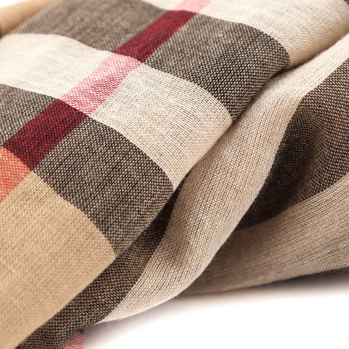 Burberry Beige Wool & Silk House Check Scarf - Love that Bag etc - Preowned Authentic Designer Handbags & Preloved Fashions