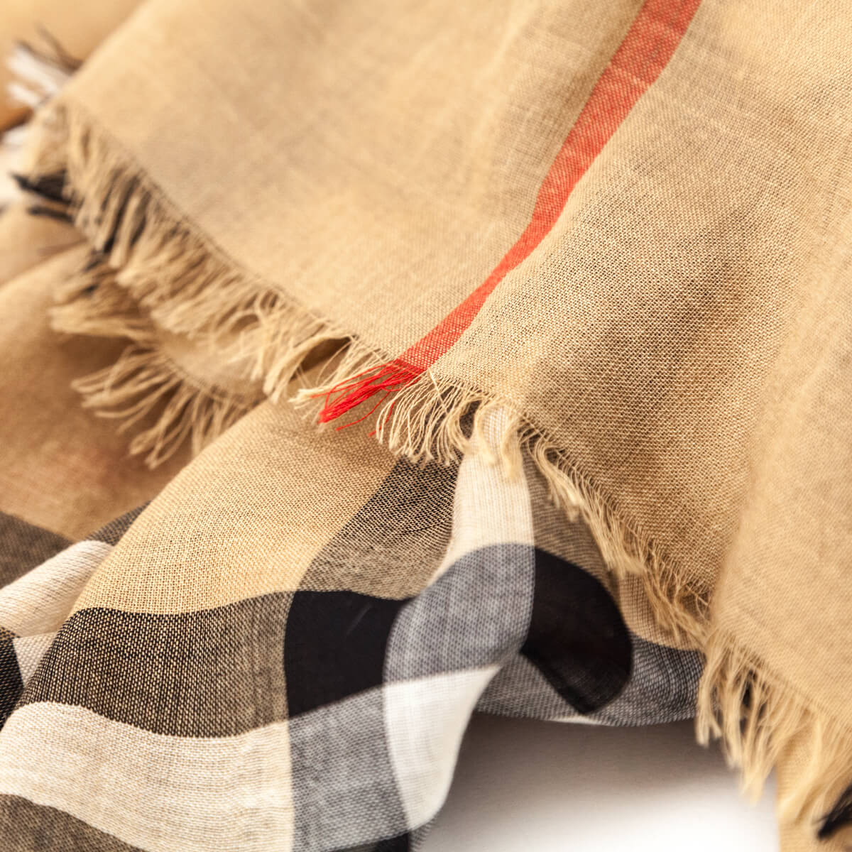 Burberry Beige Wool & Silk House Check Scarf - Love that Bag etc - Preowned Authentic Designer Handbags & Preloved Fashions