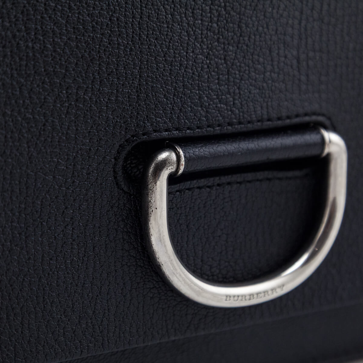 Burberry Black Goatskin Medium D-Ring Bag - Love that Bag etc - Preowned Authentic Designer Handbags & Preloved Fashions