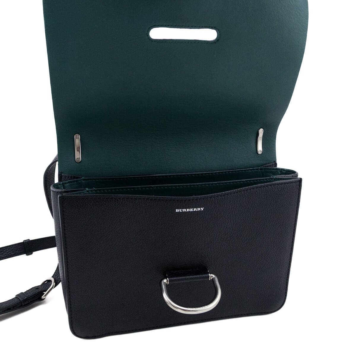 Burberry Black Goatskin Medium D-Ring Bag - Love that Bag etc - Preowned Authentic Designer Handbags & Preloved Fashions