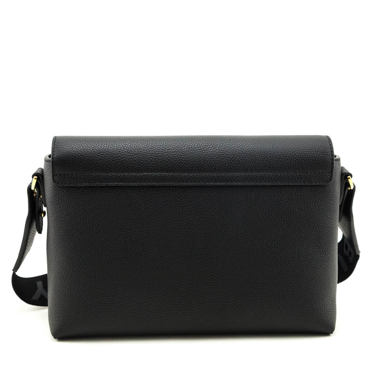 Burberry Black Grainy Calfskin Vintage Check Note Crossbody Bag - Love that Bag etc - Preowned Authentic Designer Handbags & Preloved Fashions
