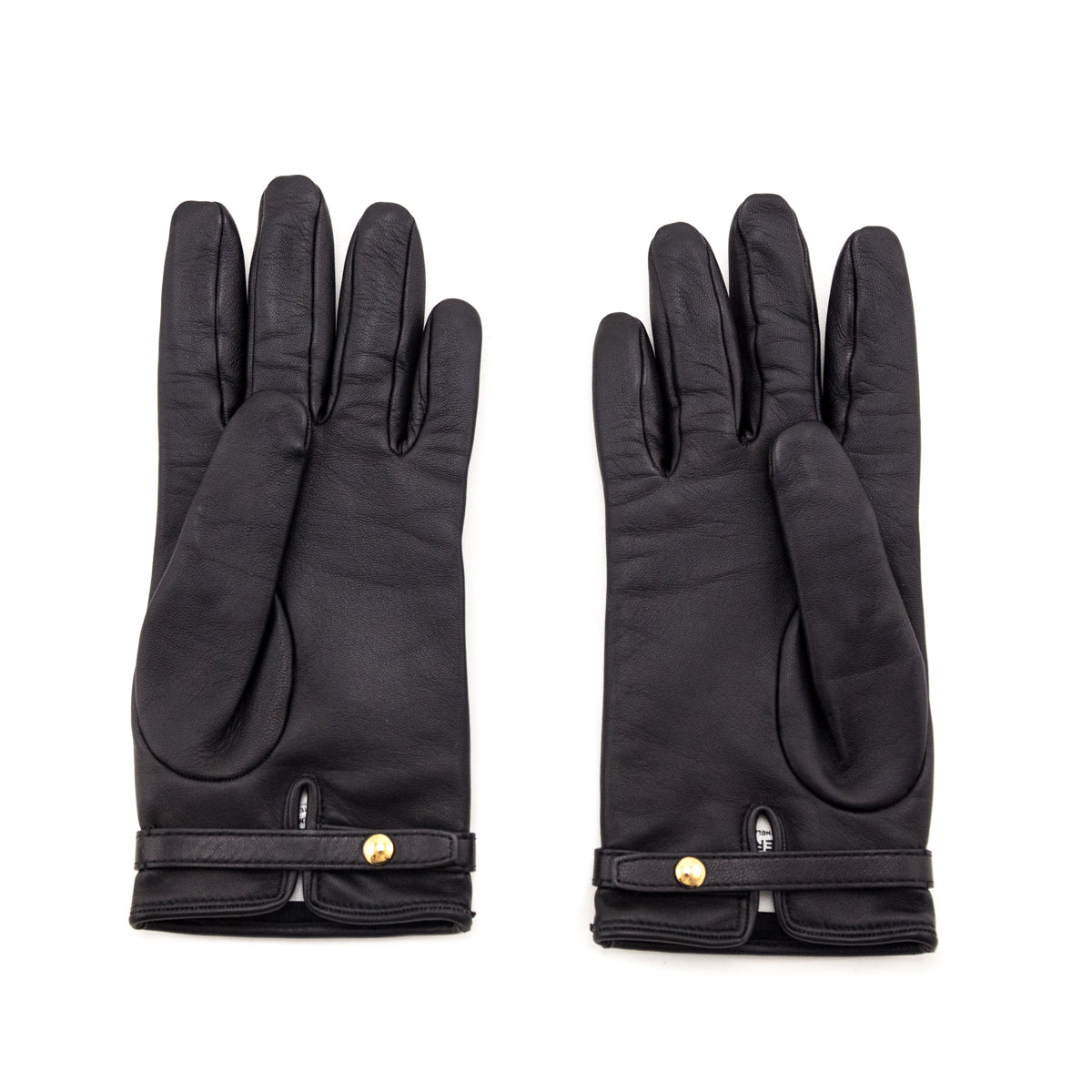 Burberry Black Leather Victoria Check Quilted Gloves - Love that Bag etc - Preowned Authentic Designer Handbags & Preloved Fashions