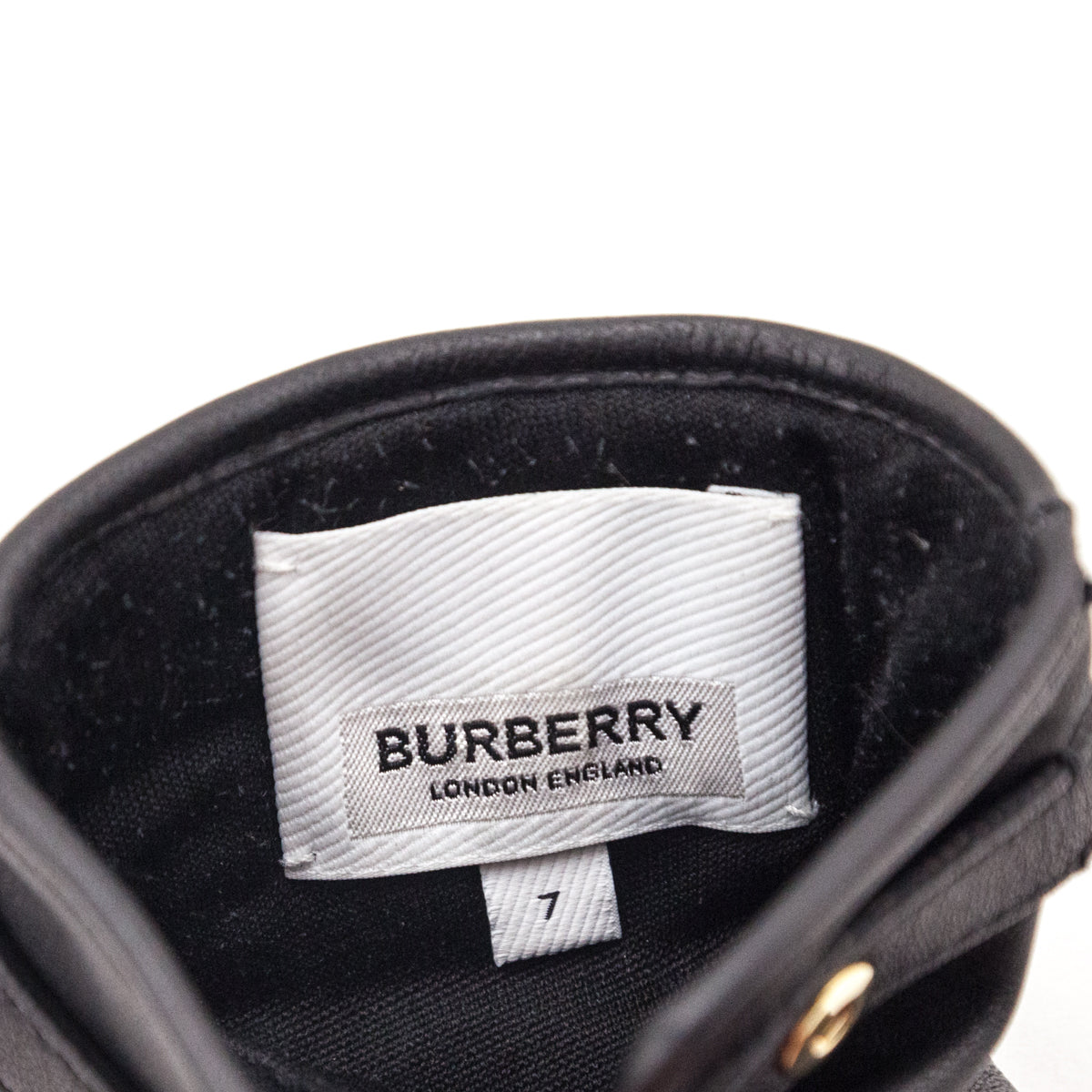 Burberry Black Leather Victoria Check Quilted Gloves - Love that Bag etc - Preowned Authentic Designer Handbags & Preloved Fashions