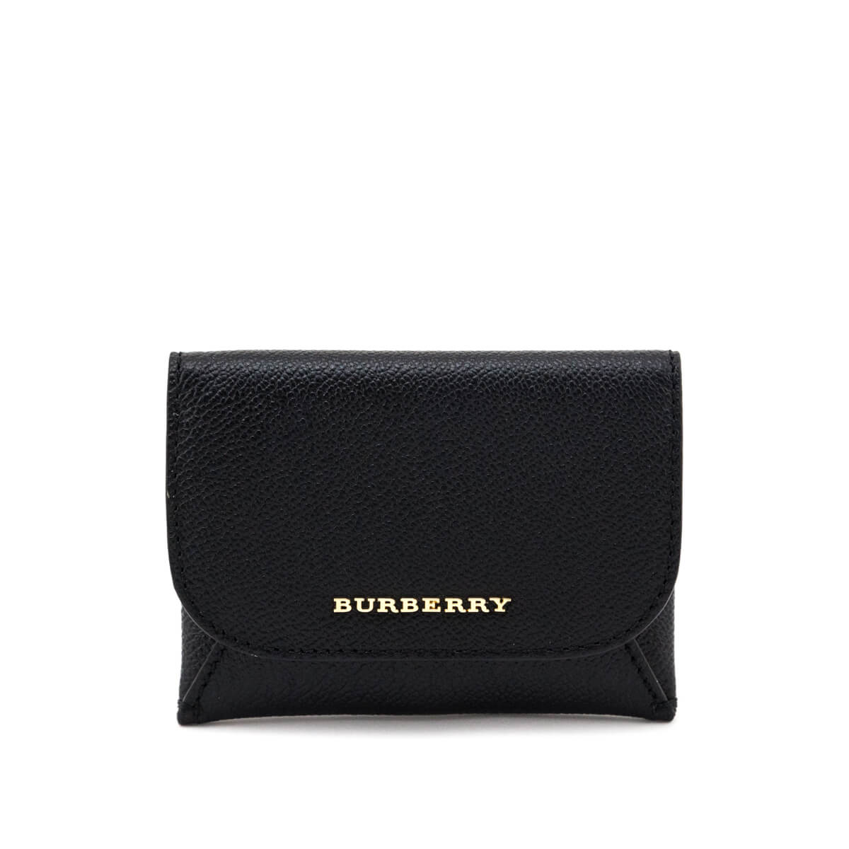 Burberry Black Soft Grain Calfskin Mayfield New Card Case - Love that Bag etc - Preowned Authentic Designer Handbags & Preloved Fashions