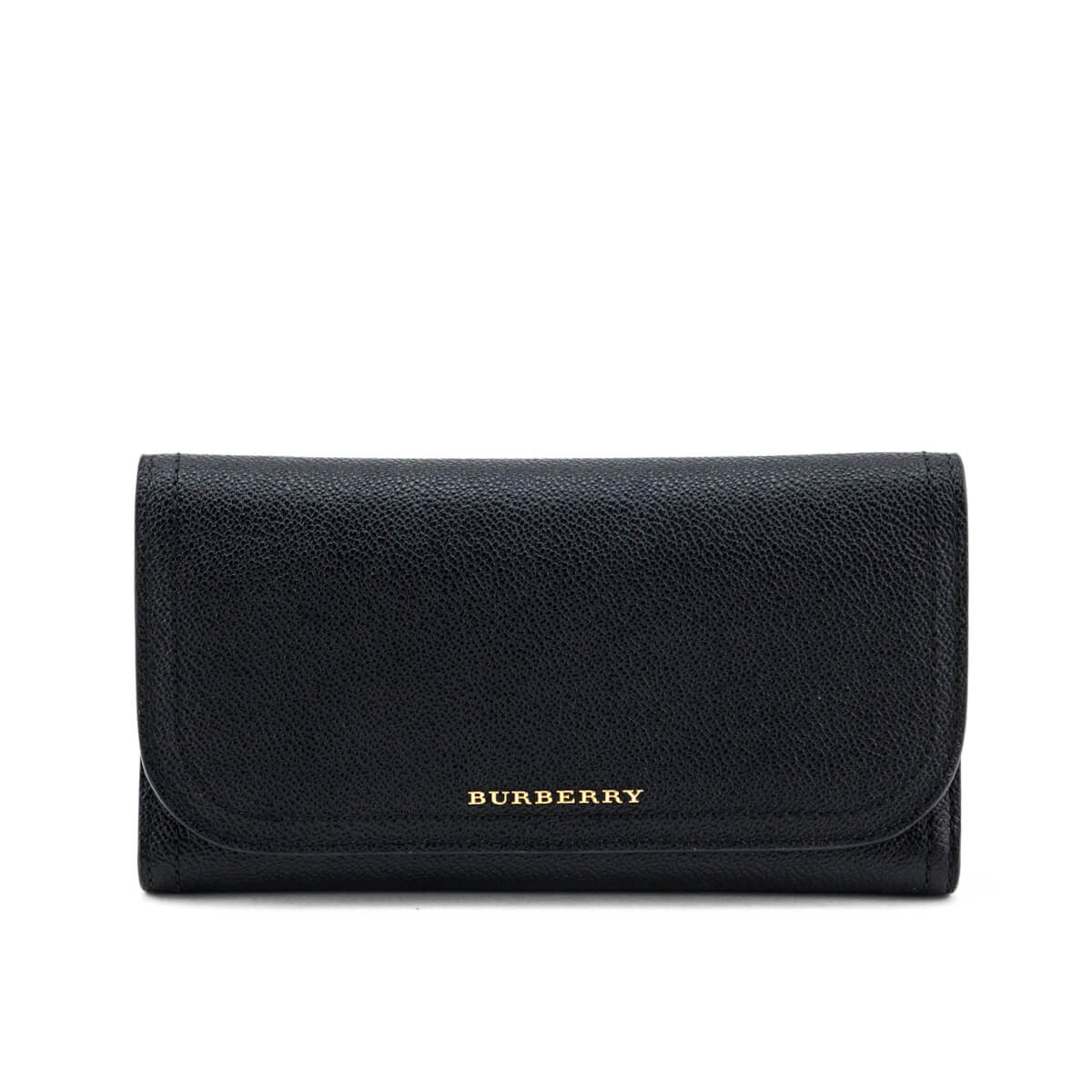 Burberry Black Soft Grained Mayfield Continental Wallet - Love that Bag etc - Preowned Authentic Designer Handbags & Preloved Fashions