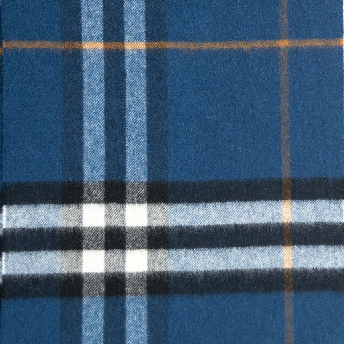Burberry Blue Cashmere Giant Check Scarf - Love that Bag etc - Preowned Authentic Designer Handbags & Preloved Fashions