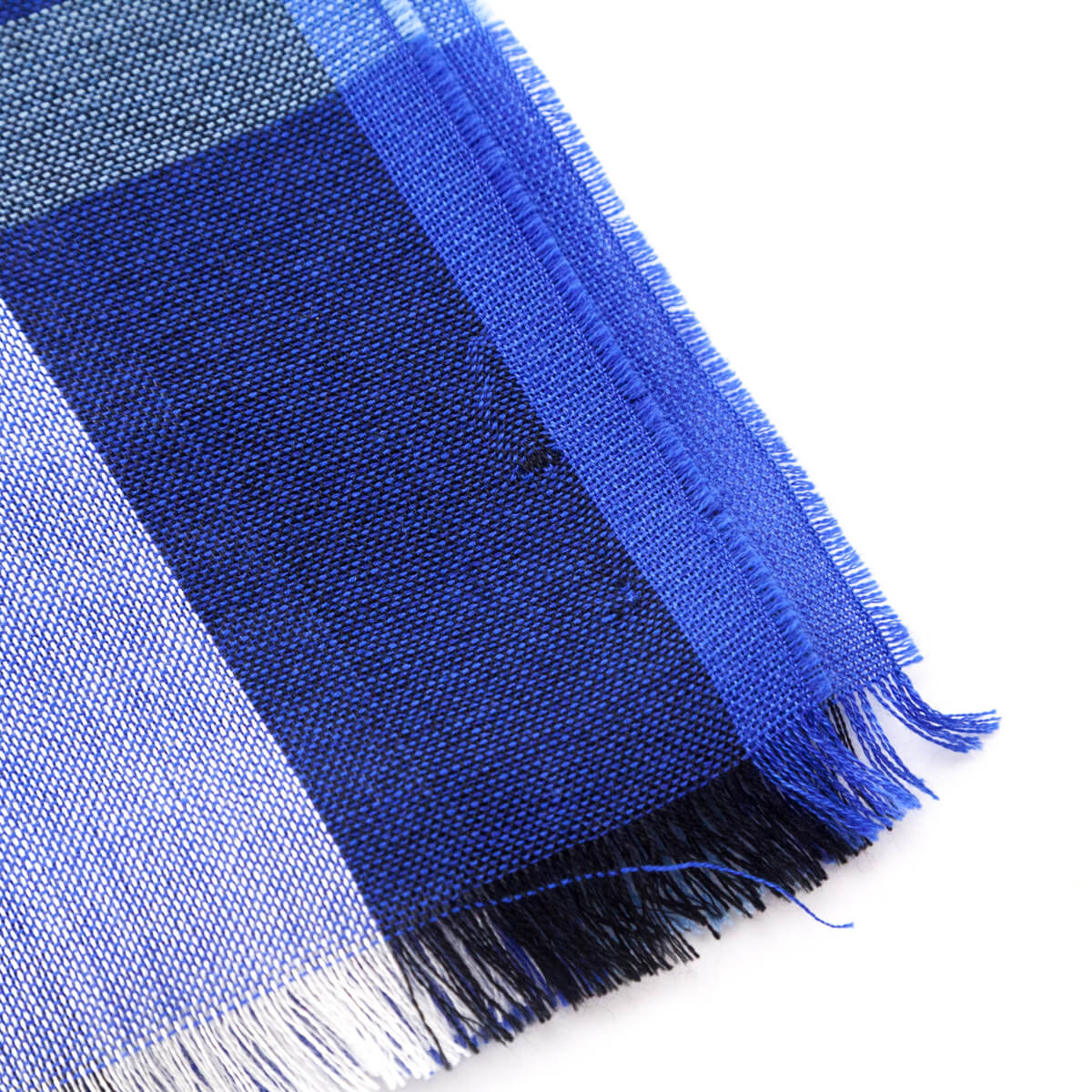 Burberry Blue Silk & Cashmere Check Scarf - Love that Bag etc - Preowned Authentic Designer Handbags & Preloved Fashions