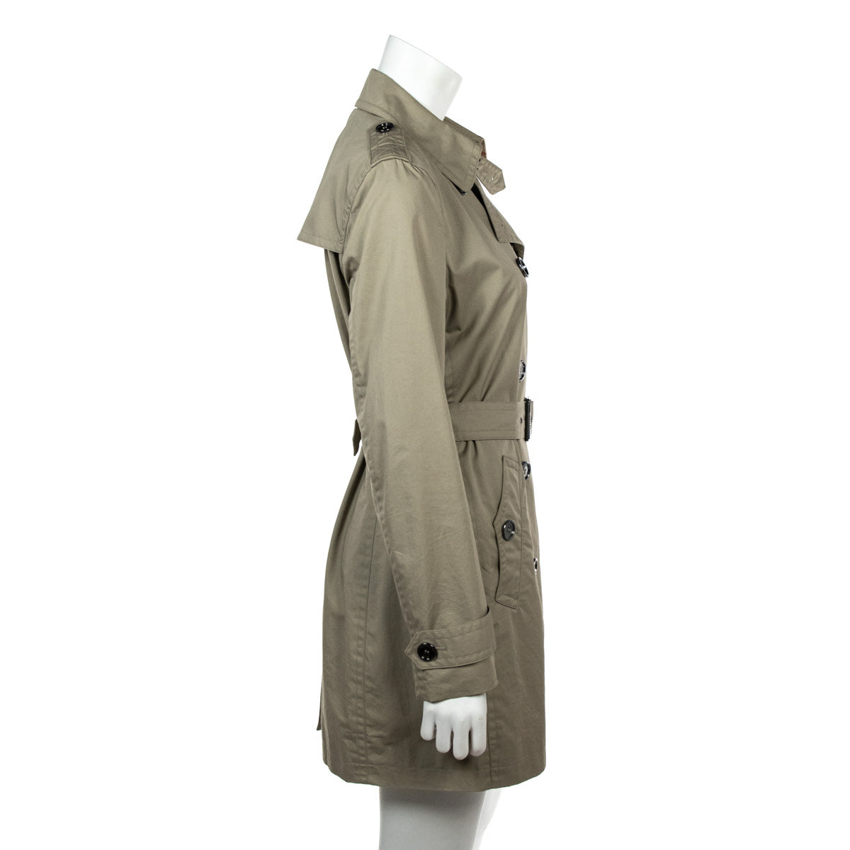 Burberry Beige Double Breasted Trench Coat Size S | UK 10 - Love that Bag etc - Preowned Authentic Designer Handbags & Preloved Fashions
