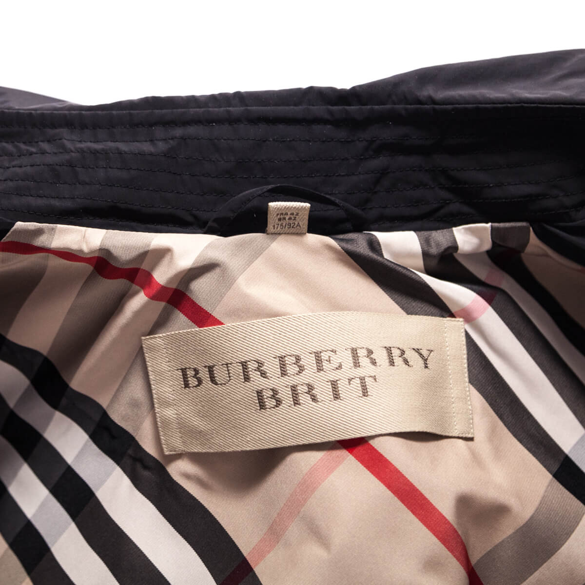 Burberry Black Nylon Trench Coat Size US 10 | UK 12 - Love that Bag etc - Preowned Authentic Designer Handbags & Preloved Fashions