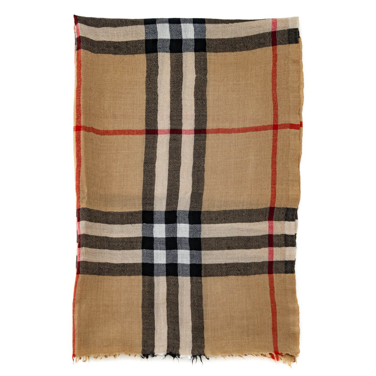 Burberry Check Wool & Silk Blend Scarf - Love that Bag etc - Preowned Authentic Designer Handbags & Preloved Fashions