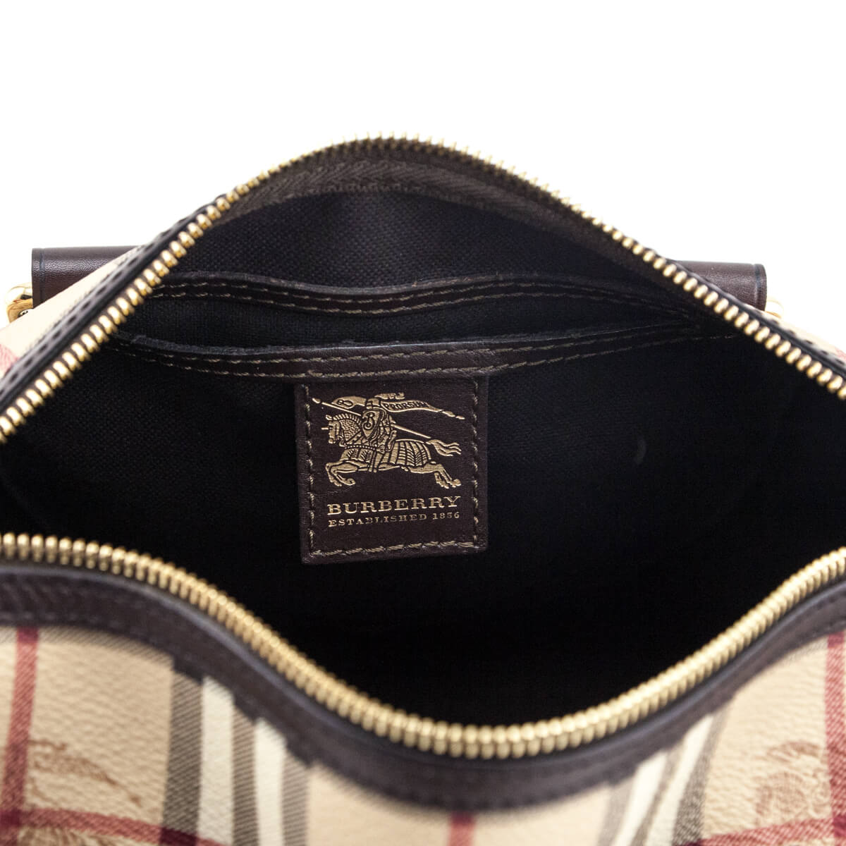 Burberry Haymarket Chester Boston Bag - Love that Bag etc - Preowned Authentic Designer Handbags & Preloved Fashions
