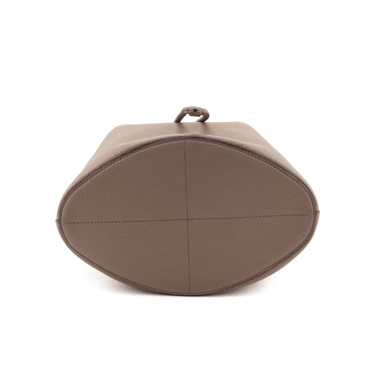 Burberry Light Saddle Brown Grainy Calfskin Small TB Drawstring Bucket - Love that Bag etc - Preowned Authentic Designer Handbags & Preloved Fashions