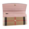 Burberry Pink Calfskin House Check Porter Continental Wallet - Love that Bag etc - Preowned Authentic Designer Handbags & Preloved Fashions