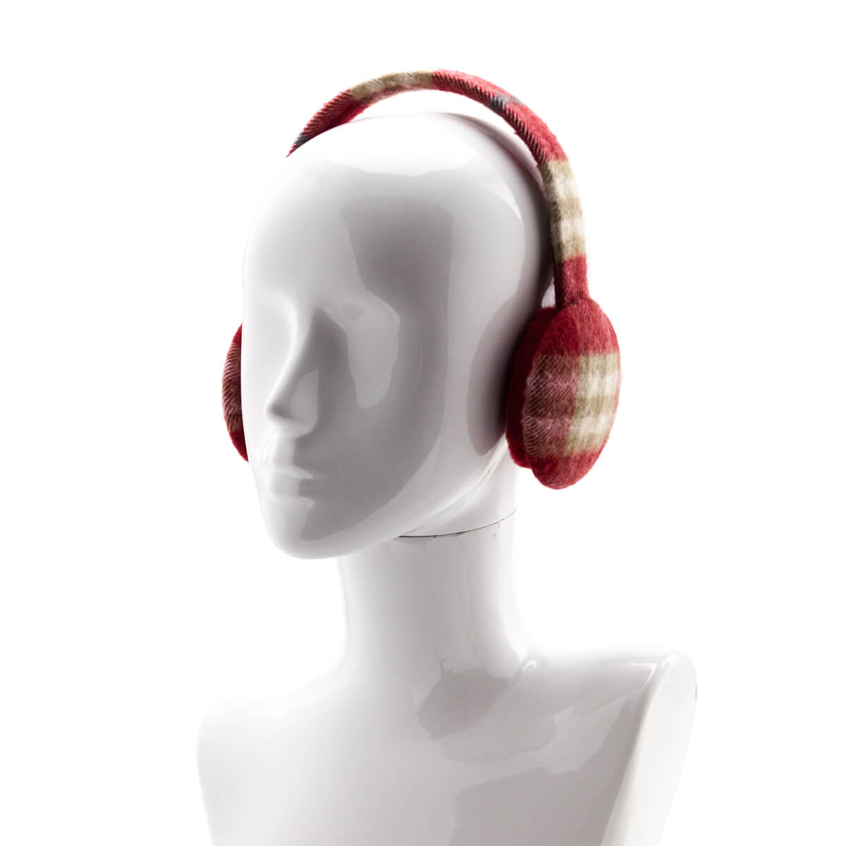 Burberry Red Cashmere Ear Muffs - Love that Bag etc - Preowned Authentic Designer Handbags & Preloved Fashions