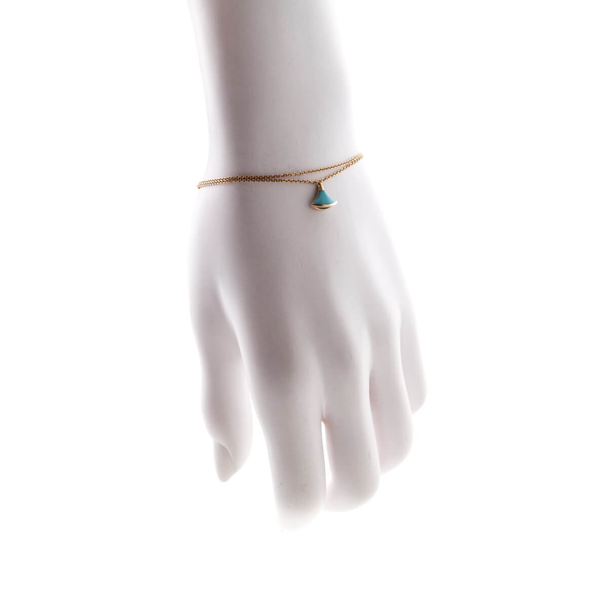 Bvlgari 18K Rose Gold Turquoise Divas' Dream Bracelet Bvlgari