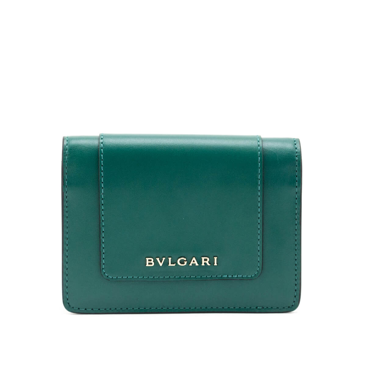 Bvlgari Serpenti Forever Emerald Green Calf Leather And Enamel Top