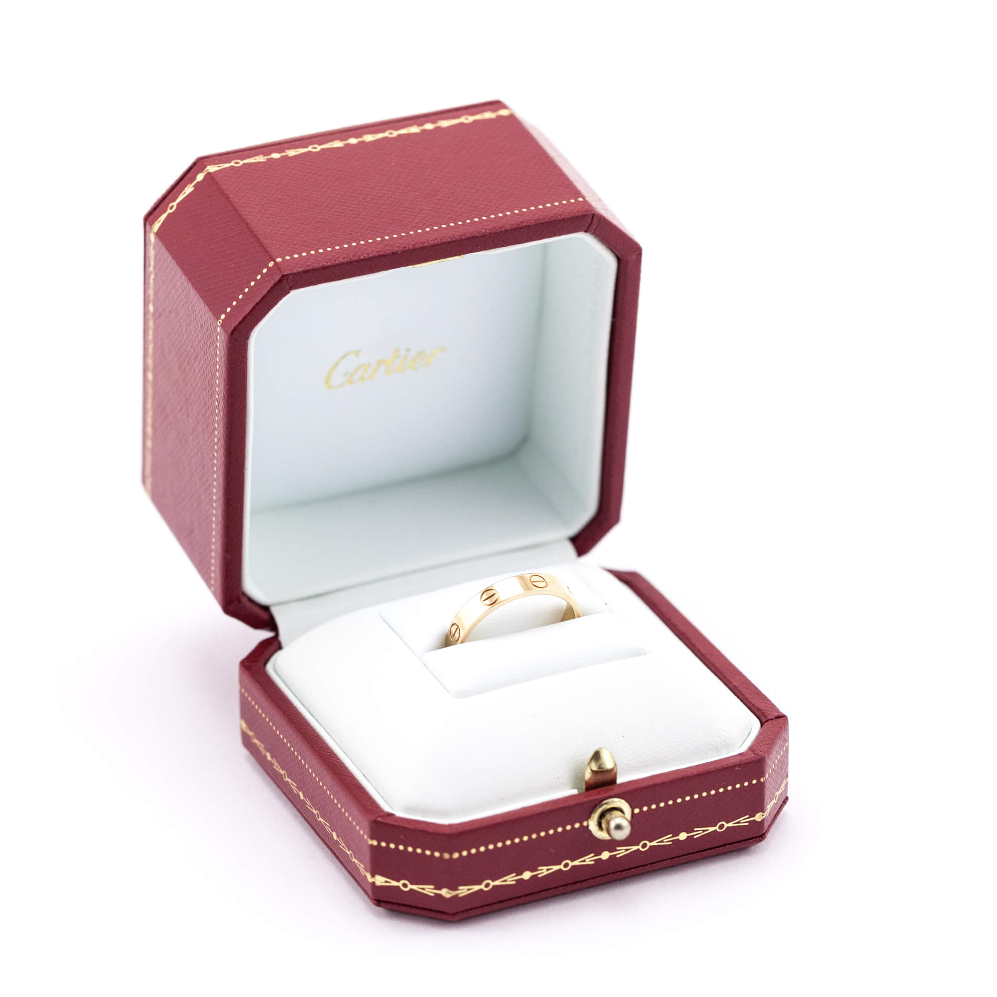 Cartier 18K Rose Gold Small LOVE Ring - Love that Bag etc - Preowned Authentic Designer Handbags & Preloved Fashions