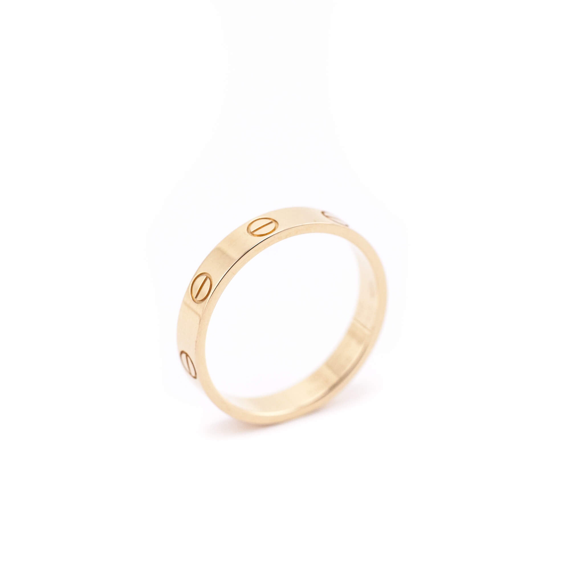 Cartier 18K Rose Gold Small LOVE Ring - Love that Bag etc - Preowned Authentic Designer Handbags & Preloved Fashions