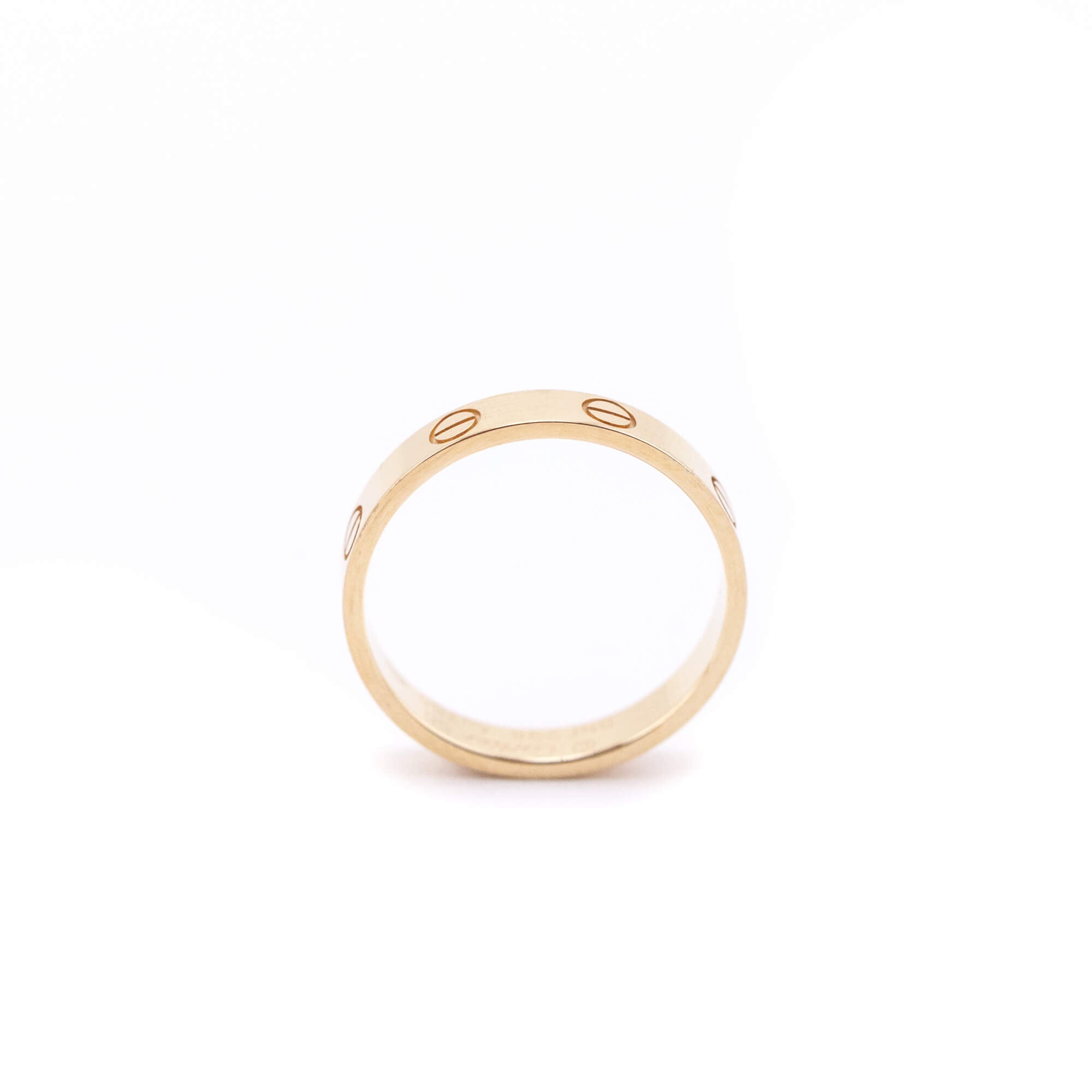 Cartier 18K Rose Gold Small LOVE Ring - Love that Bag etc - Preowned Authentic Designer Handbags & Preloved Fashions